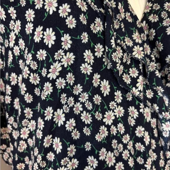 Lost +Wander Floral Frenzy Boho Wrap Dress size Large - Picture 5 of 6